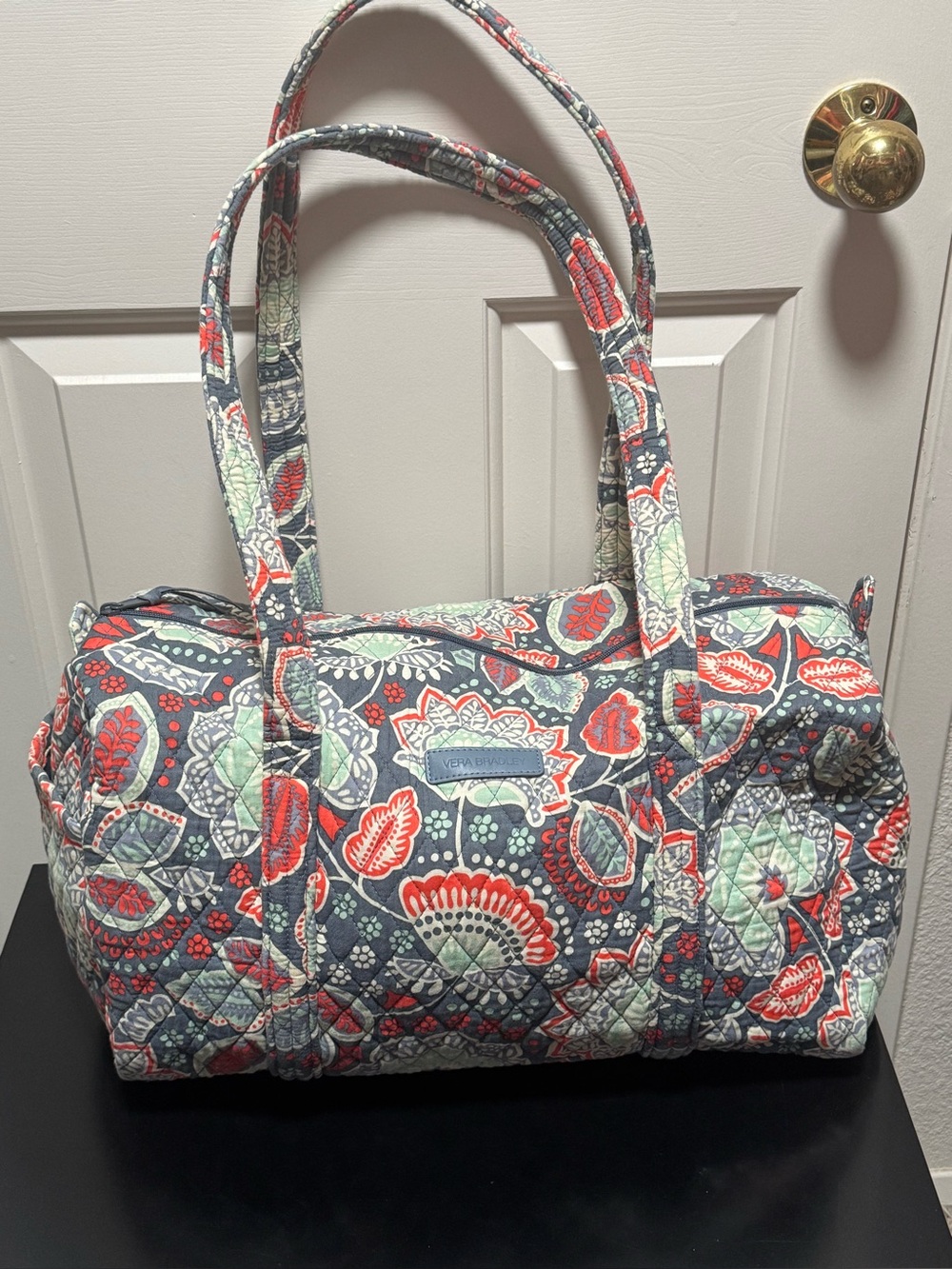 Vera Bradley Nomadic Floral 2016 Quilted Retired Travel Duffel M